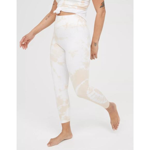 OFFLINE Aerie High Waisted Seamless Tie Dye Leggings - Sunrise Small - Picture 4 of 6
